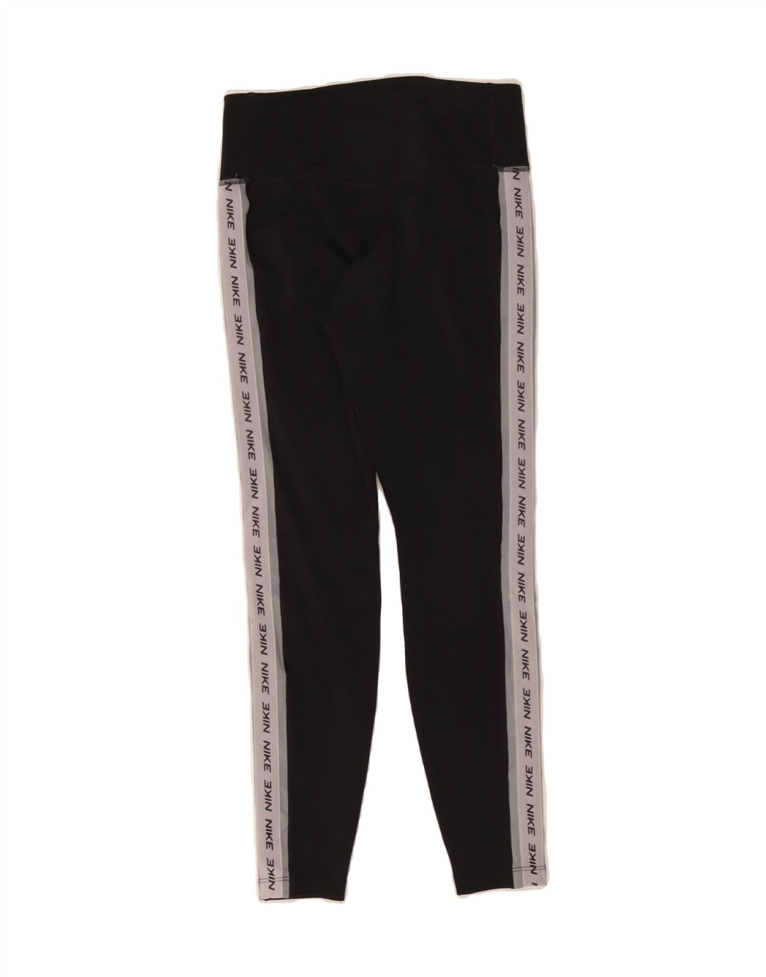 NIKE Womens Dri Fit Graphic Leggings UK 8 Small  Black Colourblock Vintage Nike and Second-Hand Nike from Messina Hembry 