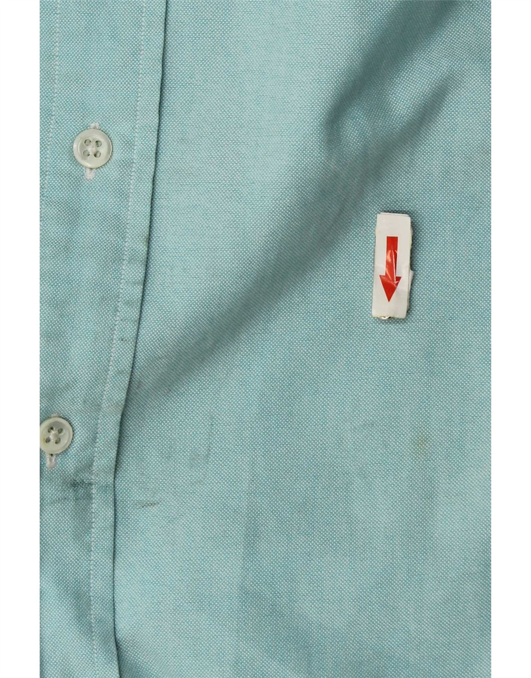 Ralph Lauren Mens Shirt Size 15 1/2 Medium Turquoise Cotton