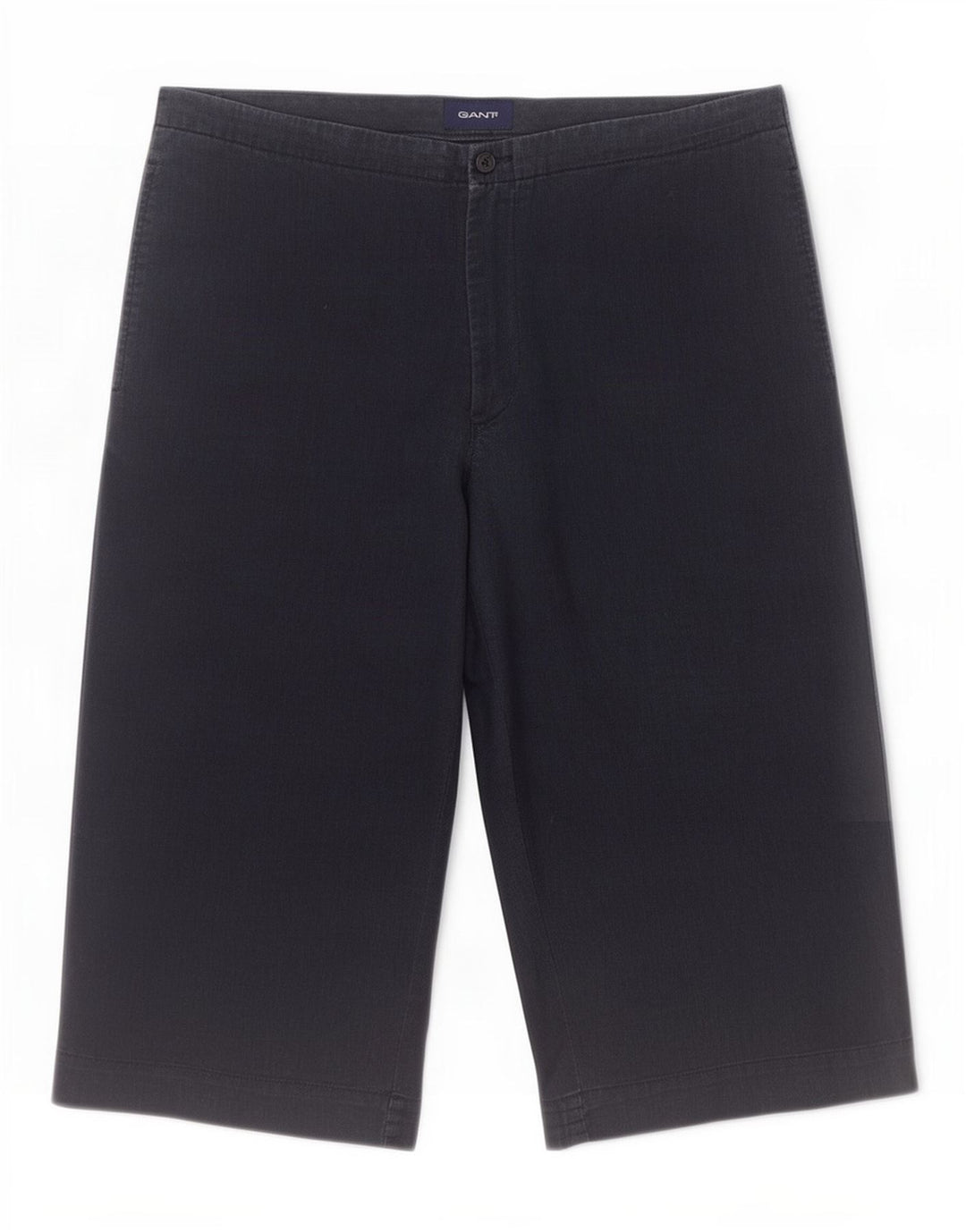 Gant Mens Bermuda Shorts W35 Large Navy Blue Linen