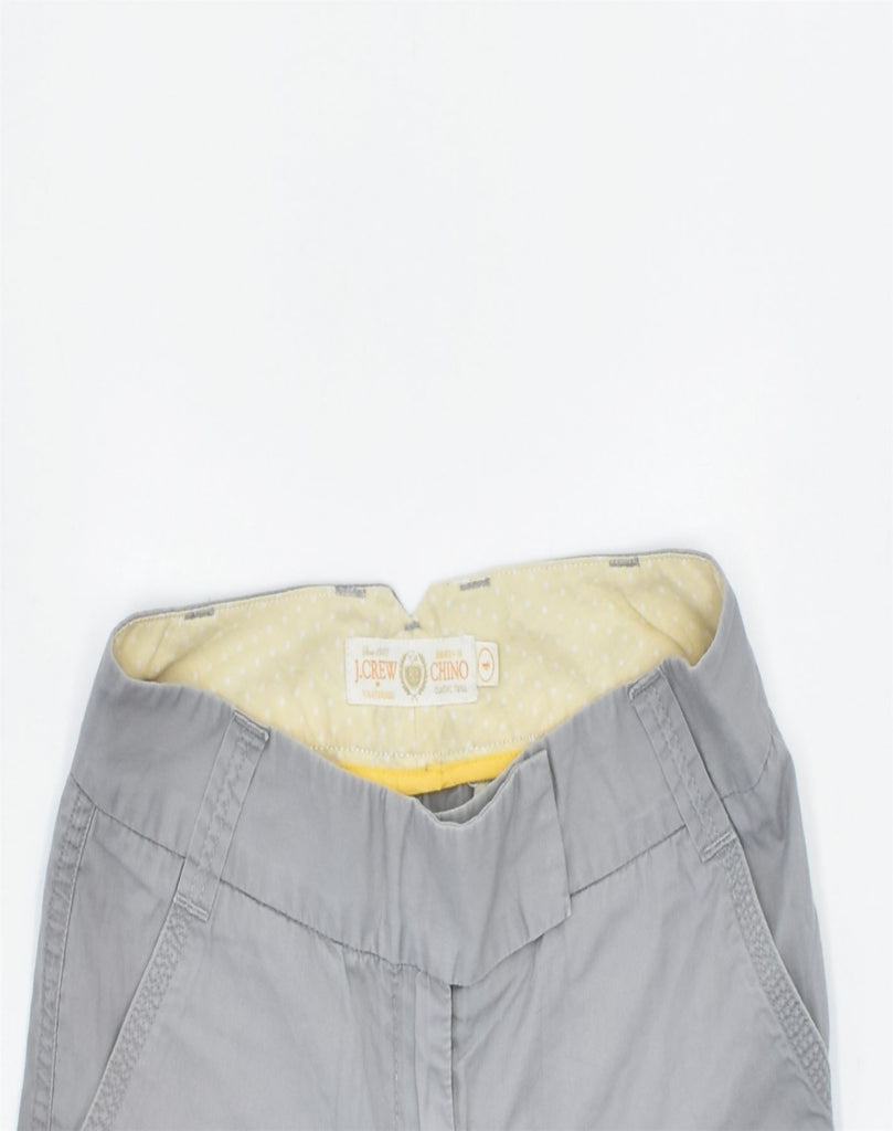 J. CREW Womens Hot Pants US 4 Small W30 Grey Cotton | Vintage | Thrift | Second-Hand | Used Clothing | Messina Hembry 