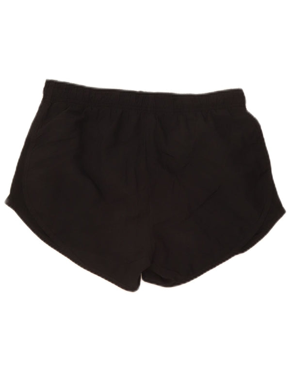 Nike Womens Dri Fit Sport Shorts UK 10 Small Black Polyester