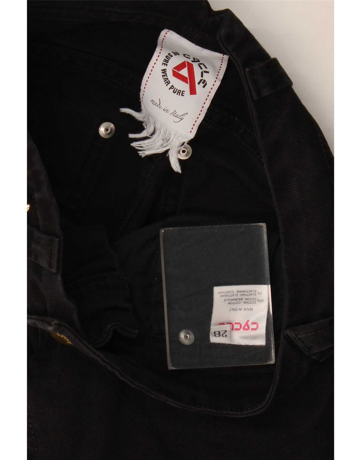 Cycle Womens Slim Jeans W26 L29 Black Cotton