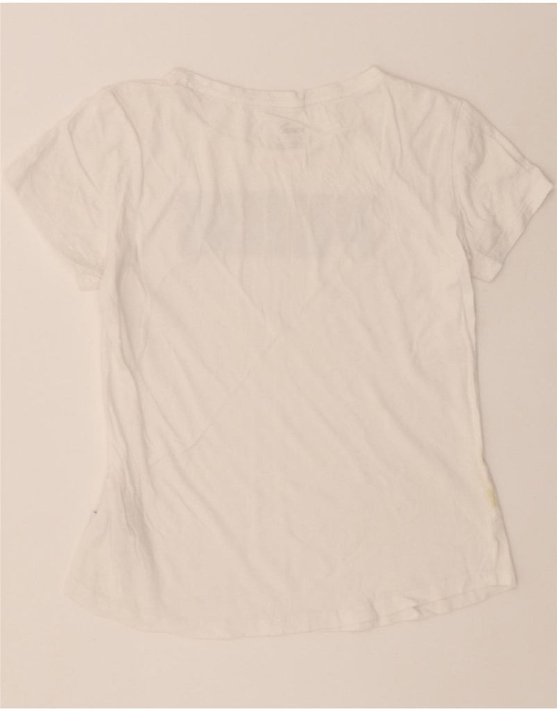 PUMA Womens Graphic T-Shirt Top UK 10 Small White Cotton Vintage Puma and Second-Hand Puma from Messina Hembry 