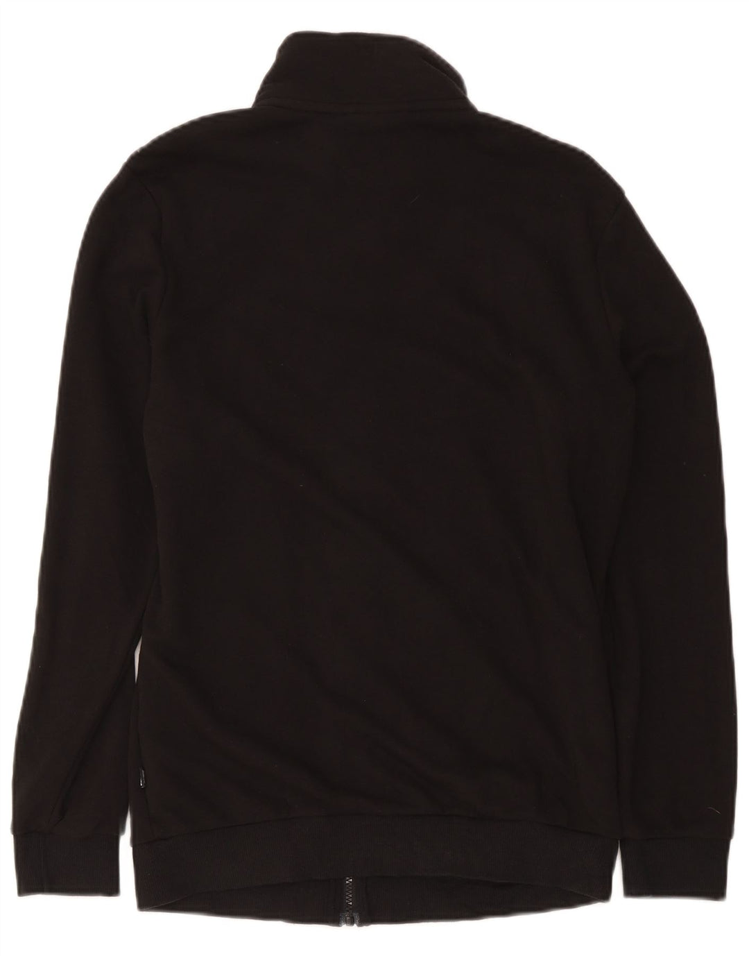 Puma Mens Tracksuit Top Jacket Small Black Cotton