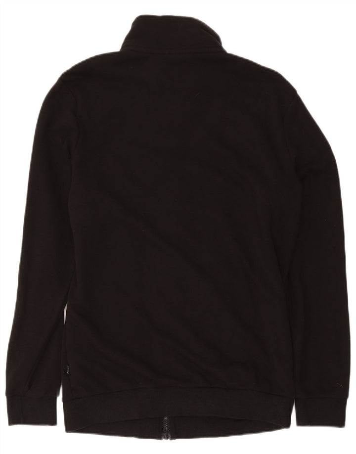 Puma Mens Tracksuit Top Jacket Small Black Cotton