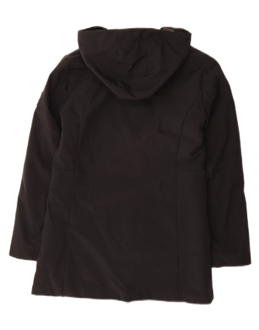 BEST COMPANY Womens Hooded Windbreaker Jacket UK 12 Medium  Black Vintage Best Company and Second-Hand Best Company from Messina Hembry 