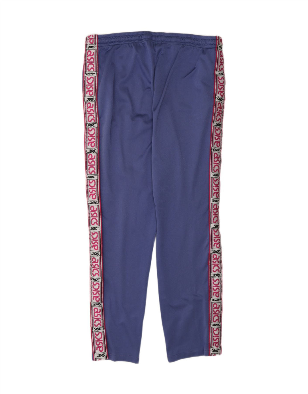 ASICS Mens Graphic Full Tracksuit Medium  Blue Striped