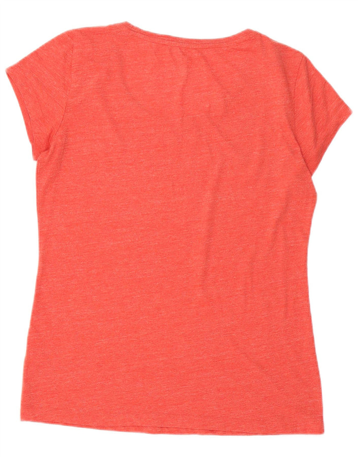 Reebok Womens Graphic T-Shirt Top UK 14 Large Red