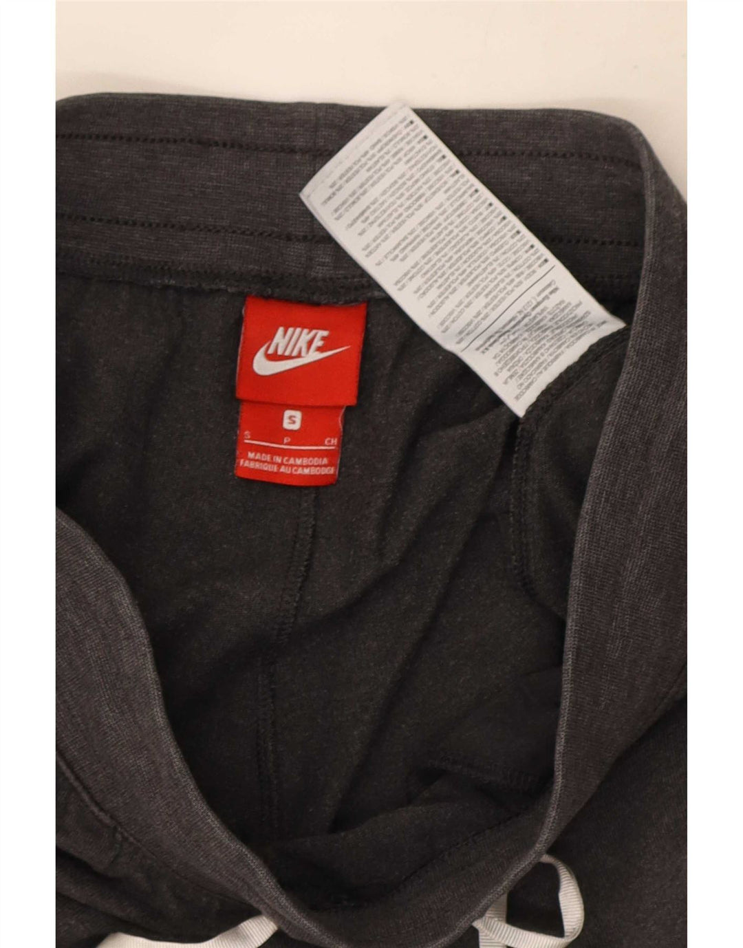 Nike Womens Sport Shorts UK 10 Small Grey Polyester