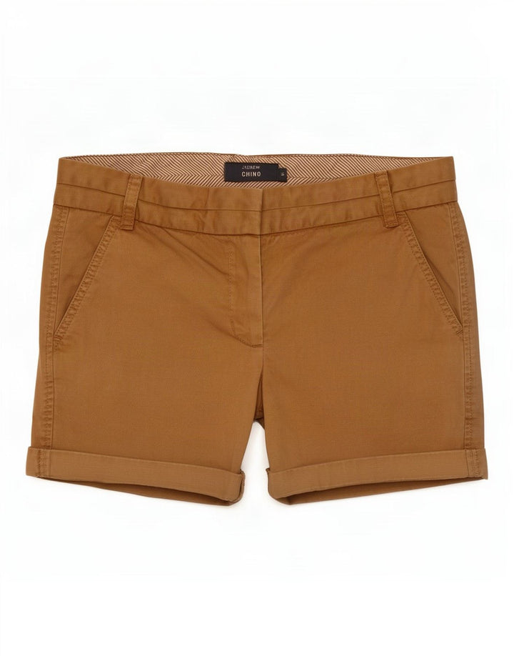J. Crew Womens Chino Shorts US 6 Medium W32 Beige Cotton