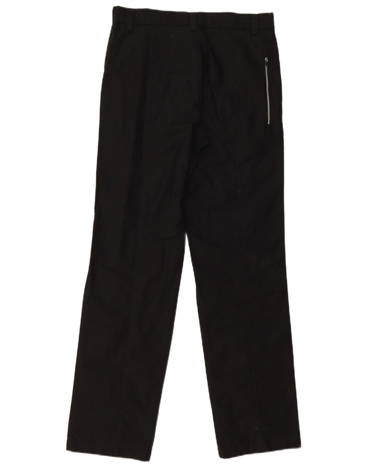 Belfe Mens Trousers UK 30 W30 L31 Black Cotton