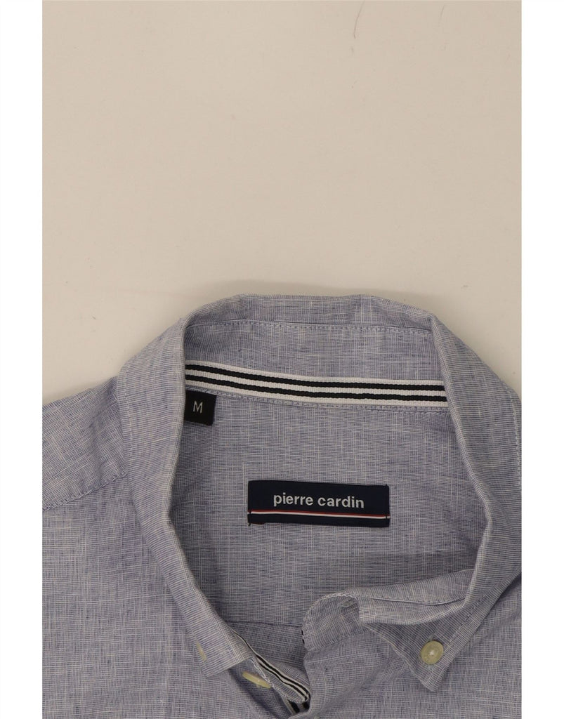 PIERRE CARDIN Mens Shirt Medium Blue Cotton Vintage Pierre Cardin and Second-Hand Pierre Cardin from Messina Hembry 