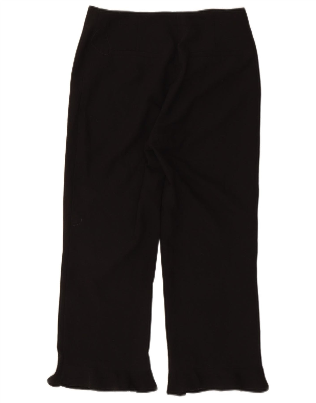 Topshop Womens Capri Trousers UK 8 Small W27 L22 Black Polyester