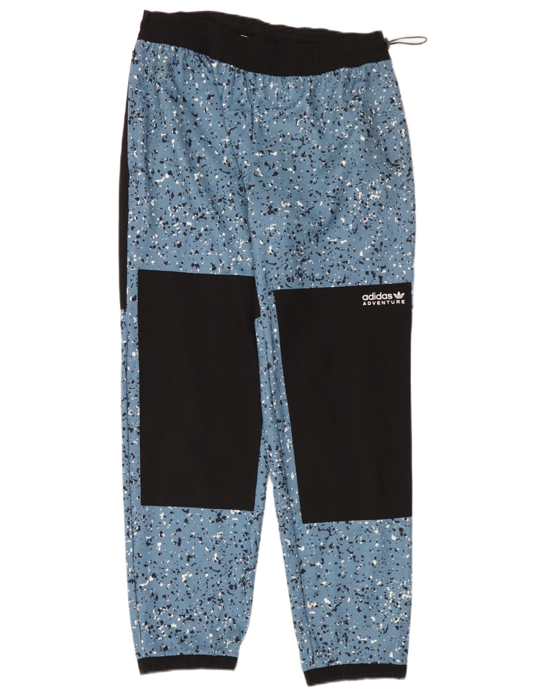 Adidas Mens Adventure Windbreaker Trousers Large Blue Spotted Polyester