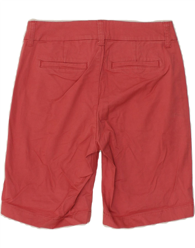 J. CREW Womens Chino Shorts US 00 2XS W26  Red Cotton | Vintage J. Crew | Thrift | Second-Hand J. Crew | Used Clothing | Messina Hembry 