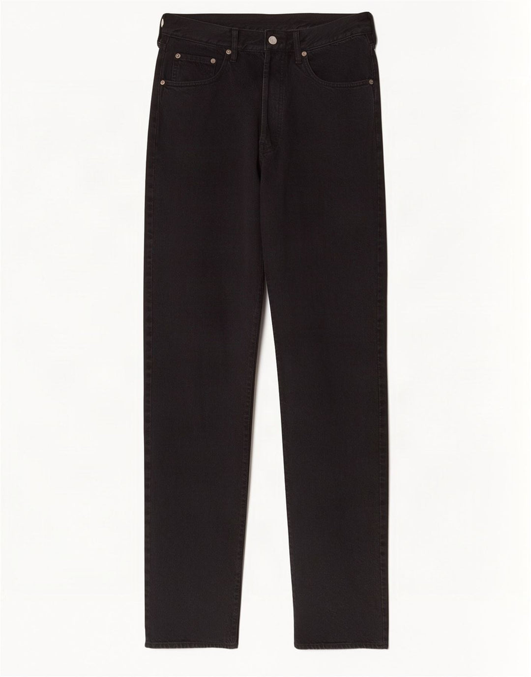 Replay Mens Straight Jeans W33 L34 Black Cotton