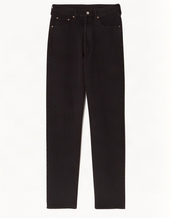 Replay Mens Straight Jeans W33 L34 Black Cotton