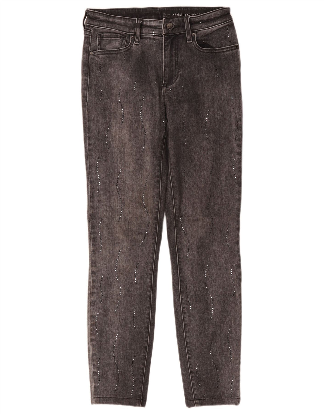 Armani Exchange Womens Super Skinny Jeans W25 L26 Grey
