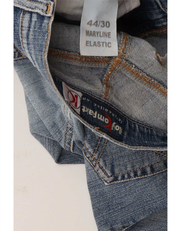 Roy Kompakt Womens Straight Jeans W30 L31 Blue Cotton
