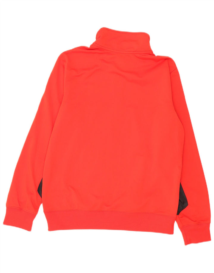 NIKE Mens Tracksuit Top Jacket Medium Red Colourblock