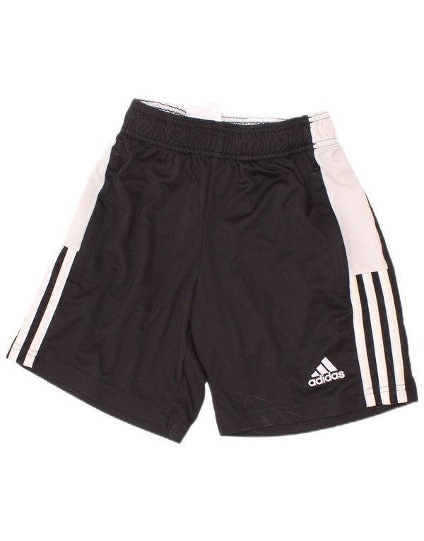 Adidas Boys Aeroready Sport Shorts 9-10 Years Black Colourblock Polyester