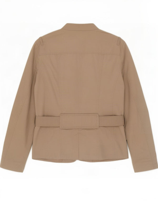 Zara Womens Utility Jacket UK 14 Medium Beige