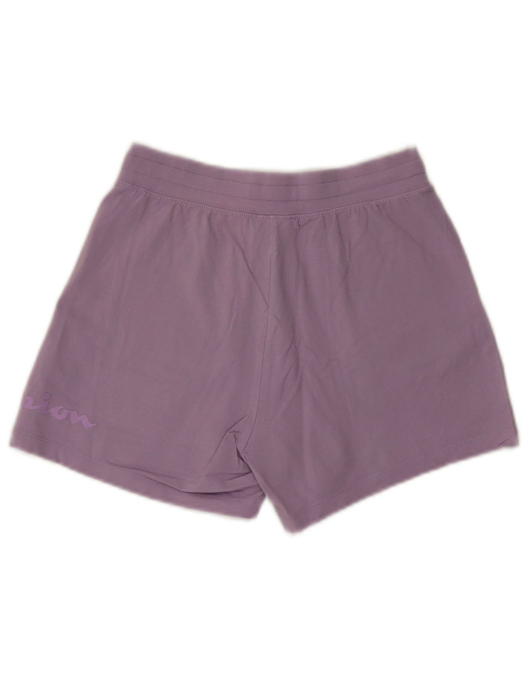 CHAMPION Womens Graphic Sport Shorts UK 4 XS  Purple Cotton
