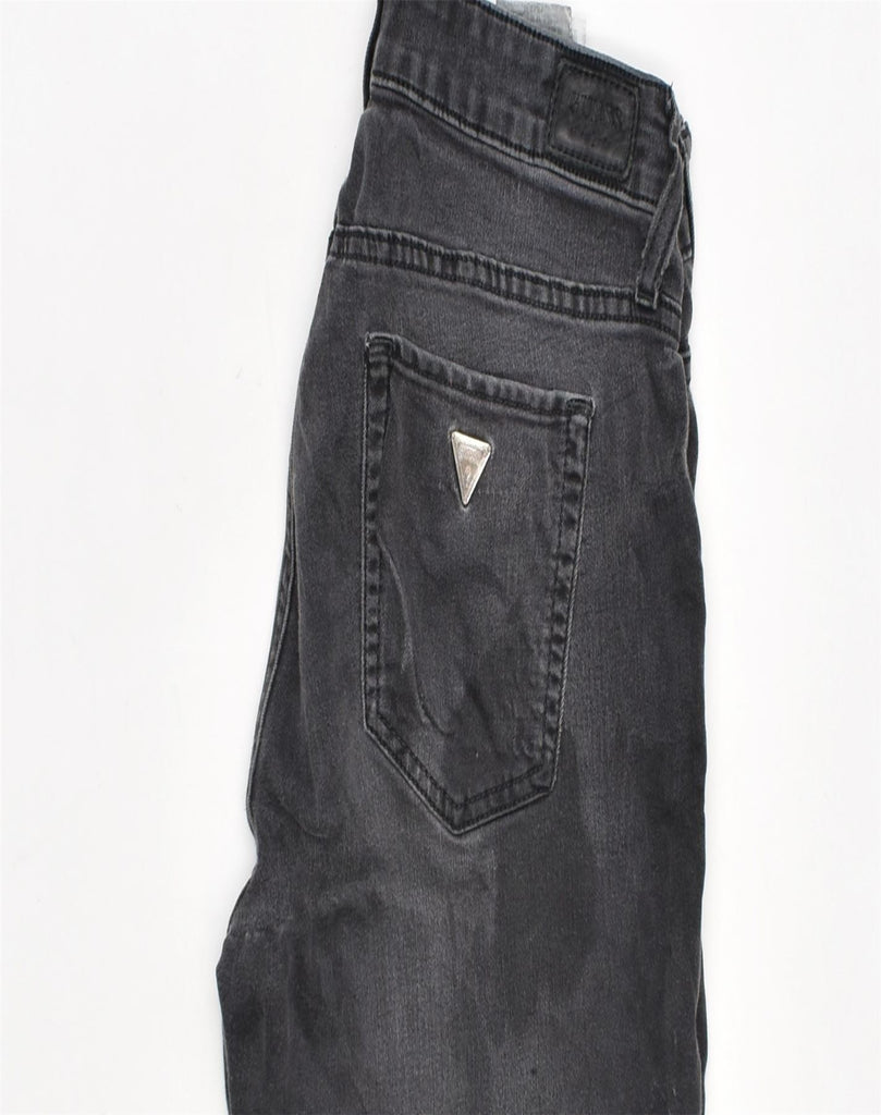 GUESS Womens Straight Jeans W28 L32 Black Cotton | Vintage | Thrift | Second-Hand | Used Clothing | Messina Hembry 