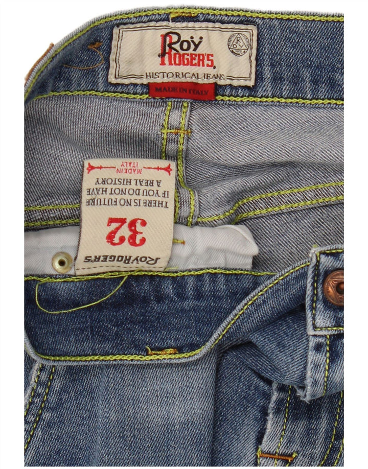 Roy Rogers Mens Slim Jeans W32 L30 Blue Cotton