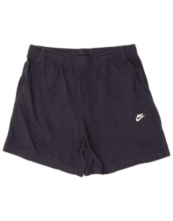 Nike Mens Sport Shorts XL Navy Blue Cotton