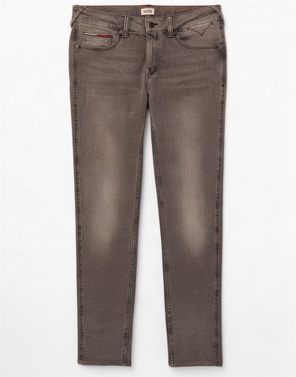 Tommy Hilfiger Mens Skinny Jeans W32 L30 Grey Cotton