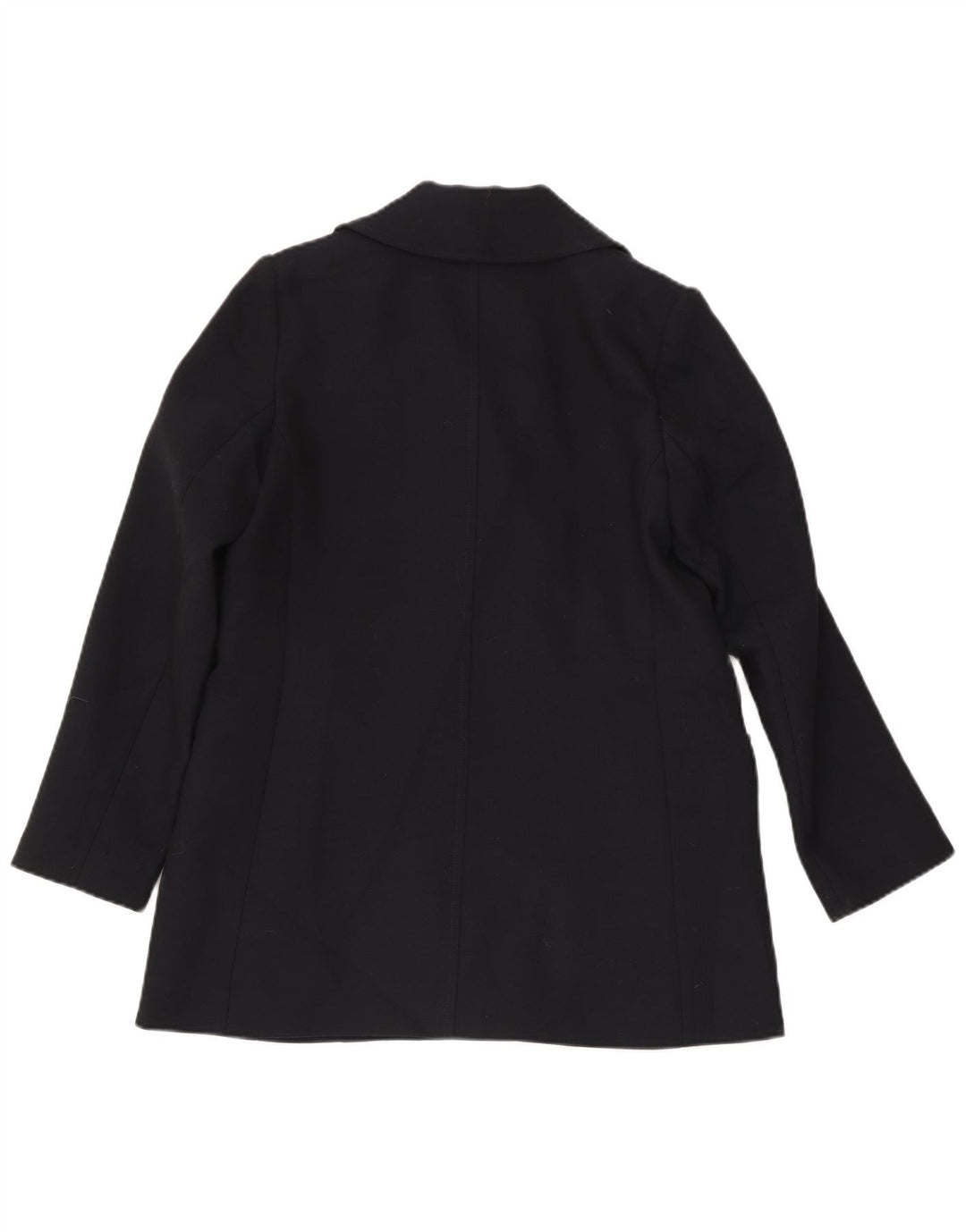 Hobbs Womens Pea Coat UK 12 Medium Navy Blue Polyester