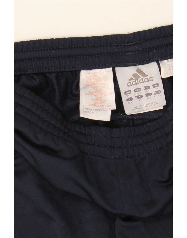 Adidas Boys Tracksuit Trousers 13-14 Years  Navy Blue Polyester