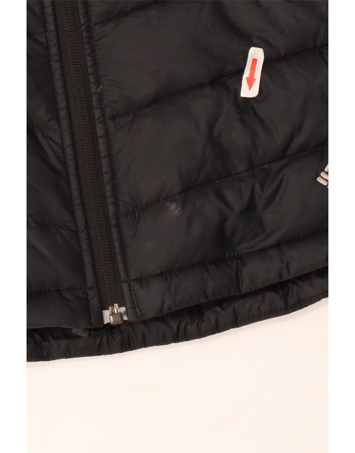 Columbia Mens Padded Jacket UK 38 Medium Black Colourblock Nylon