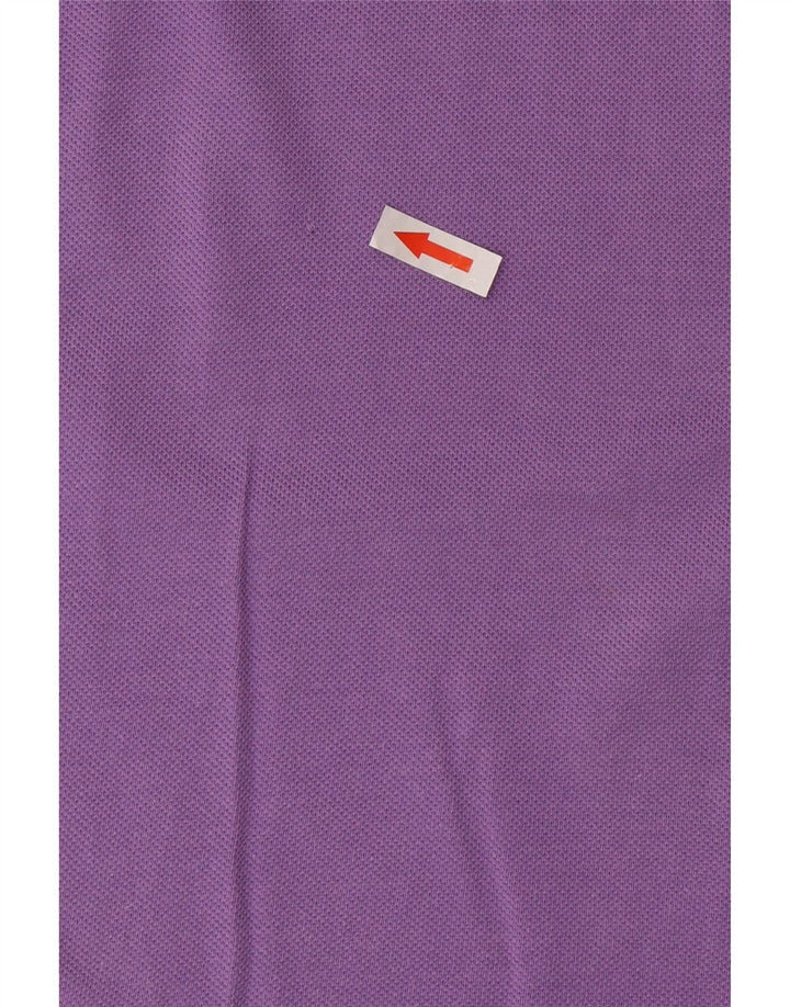 Lacoste Mens Polo Shirt Size 3 Small Purple Cotton