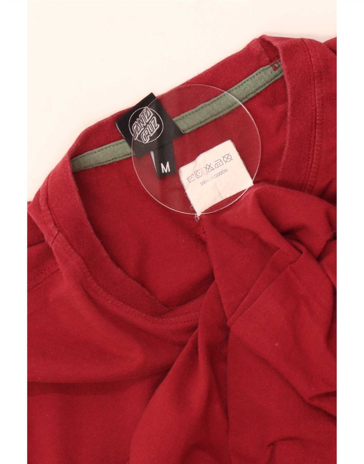 Santa Cruz Mens Graphic T-Shirt Top Medium Red Cotton