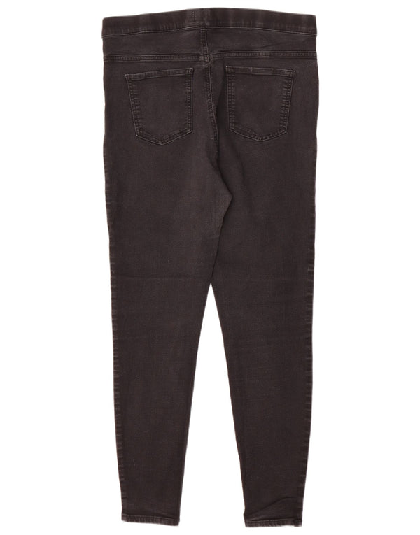 Marks & Spencer Womens Jegging Jeans UK 16 Large W32 L28 Grey Cotton