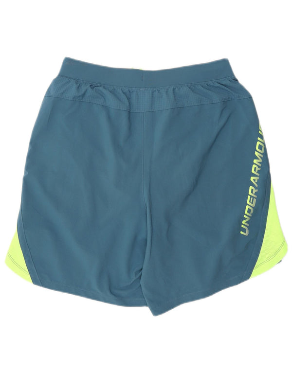 Under Armour Mens Sport Shorts Medium Blue Colourblock Polyester