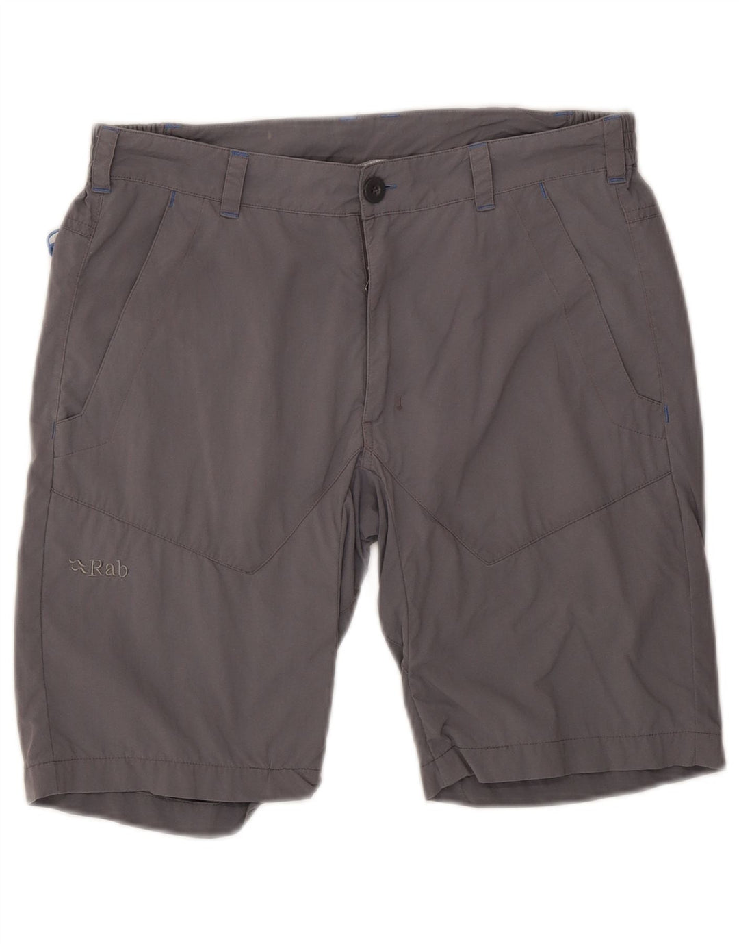 Rab Womens Chino Shorts W30 Medium Grey Polyester