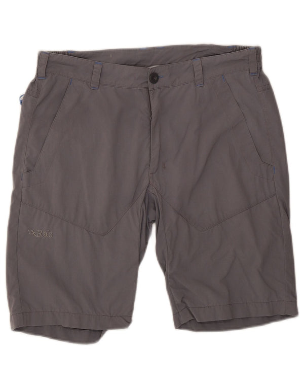 Rab Womens Chino Shorts W30 Medium Grey Polyester