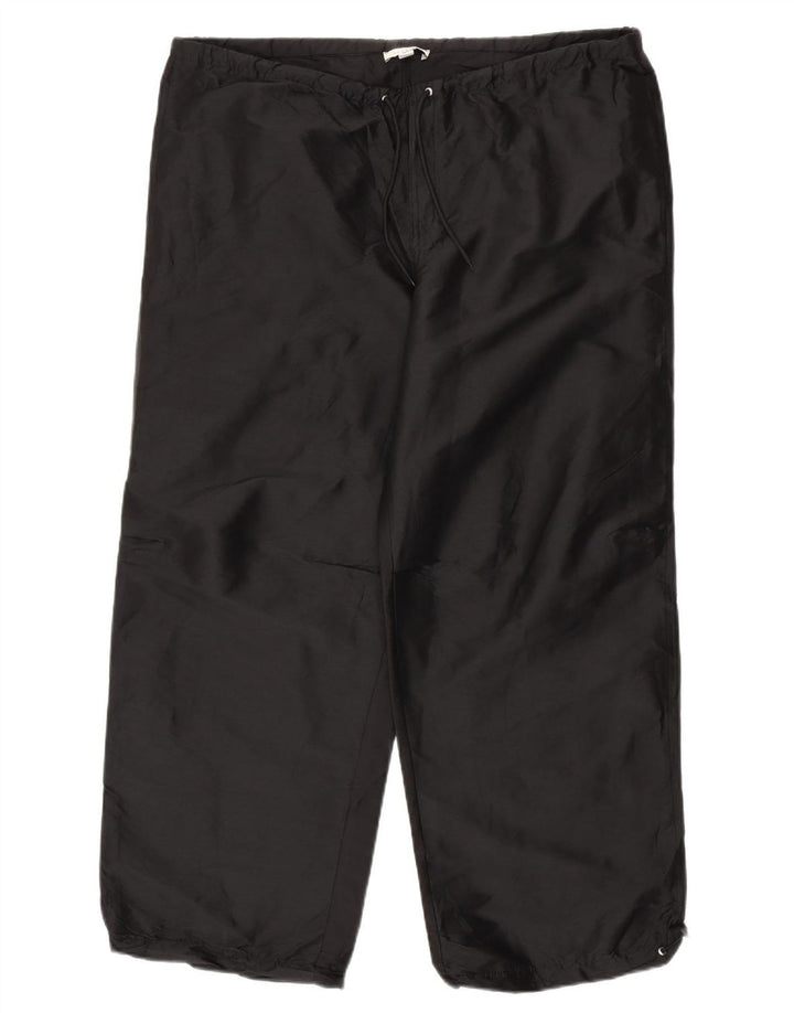 Topshop Womens Tracksuit Trousers UK 10 Small Black Polyester