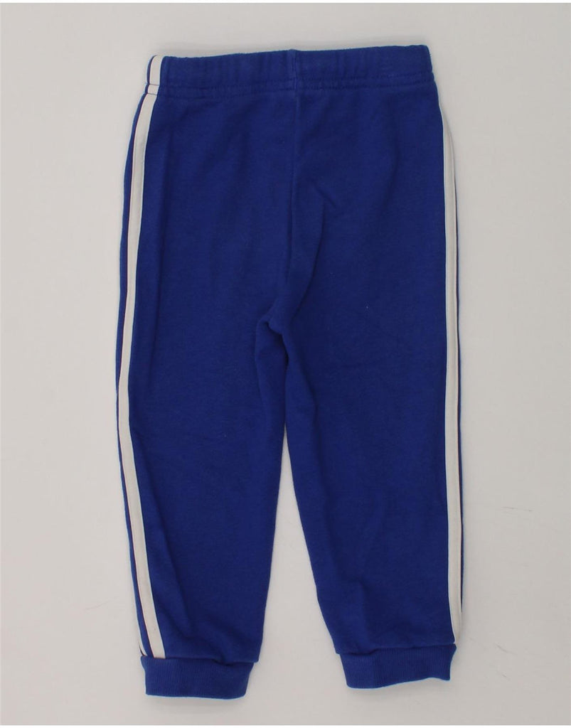 ADIDAS Baby Boys Joggers Tracksuit Trousers 18-24 Months Navy Blue Cotton | Vintage Adidas | Thrift | Second-Hand Adidas | Used Clothing | Messina Hembry 