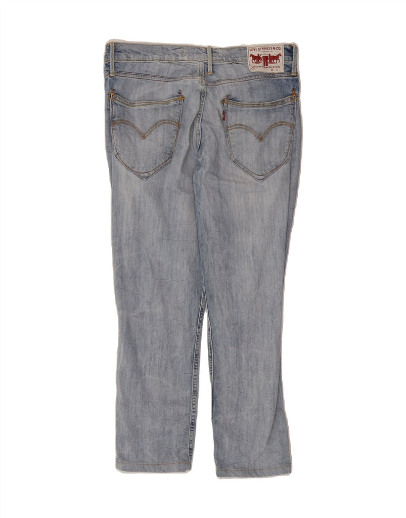 LEVI'S Womens 519 Crop Slim Jeans W29 L24 Blue Cotton Vintage Levi's and Second-Hand Levi's from Messina Hembry 