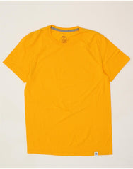 RUSSELL ATHLETIC Boys T-Shirt Top 15-16 Years Medium Yellow