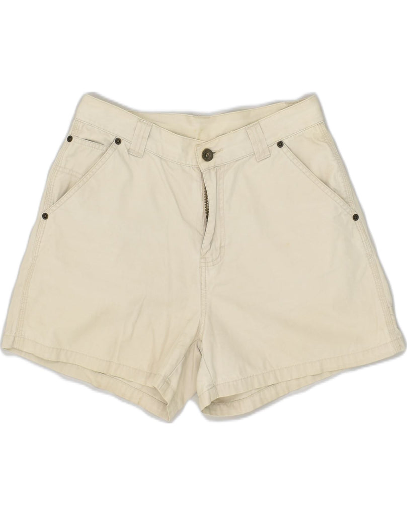 LEE Womens Hot Pants US 7 Medium W28  Beige Cotton | Vintage Lee | Thrift | Second-Hand Lee | Used Clothing | Messina Hembry 