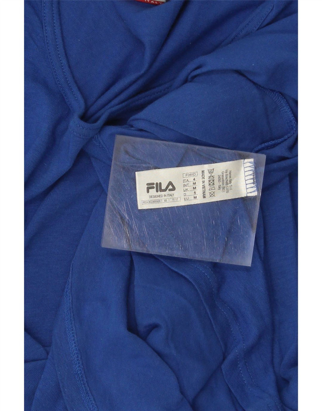 FILA Mens T-Shirt Top Medium Blue Cotton Vintage Fila and Second-Hand Fila from Messina Hembry 
