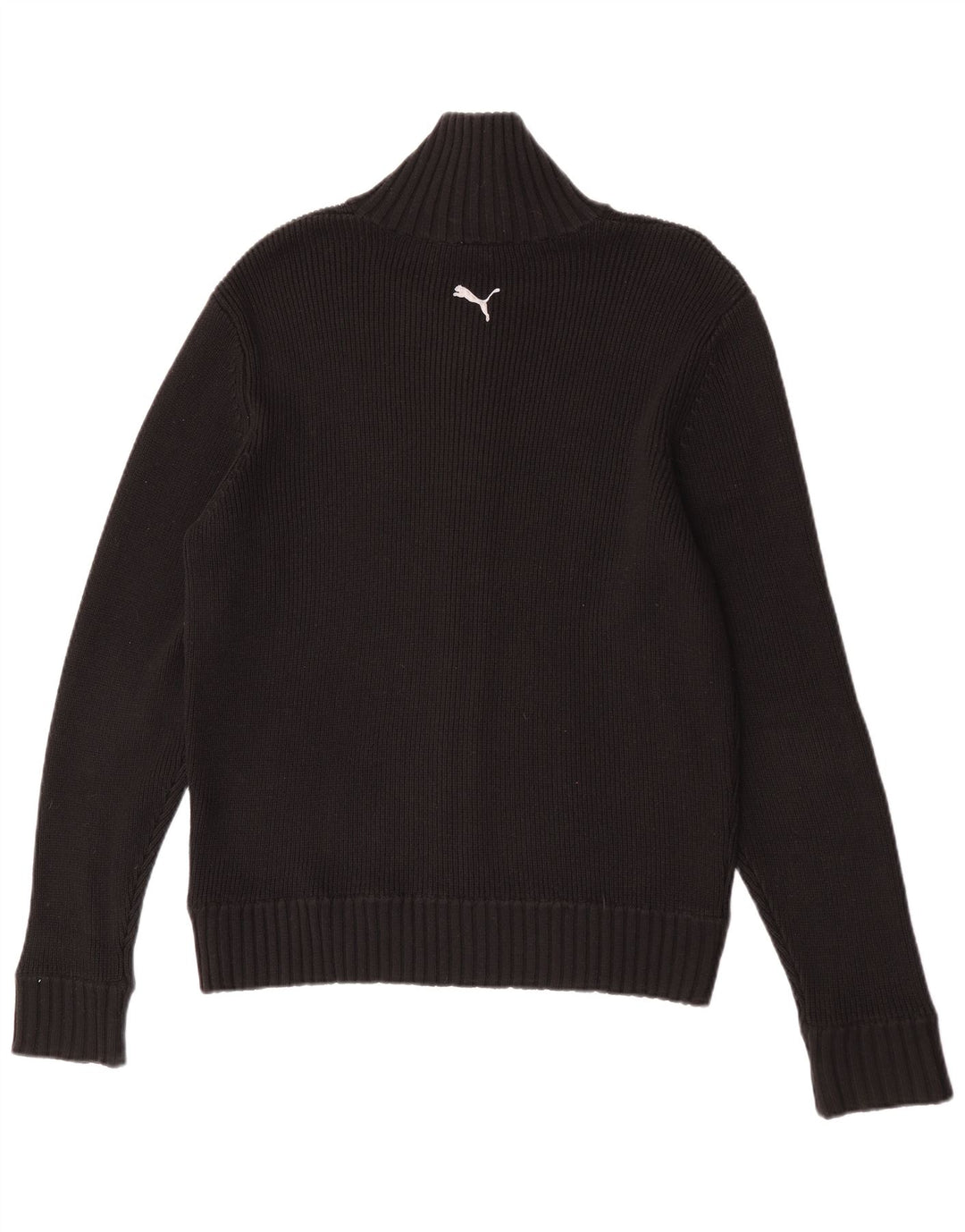 Puma Mens Cardigan Sweater Large Black
