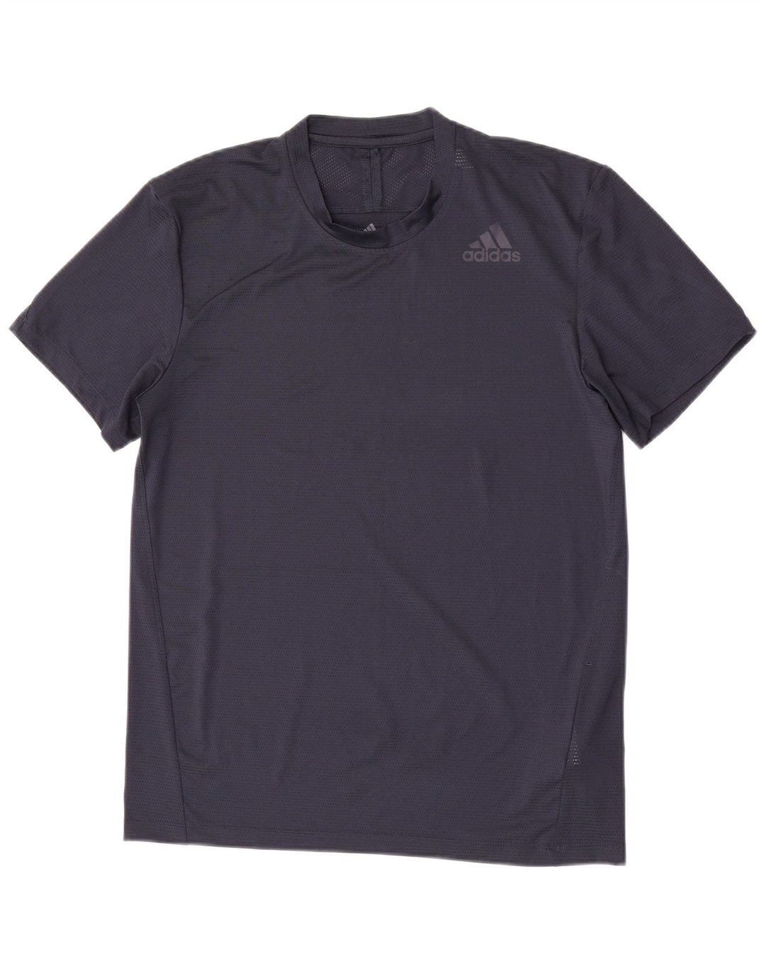 Adidas Mens Aeroready T-Shirt Top Medium Navy Blue Polyester