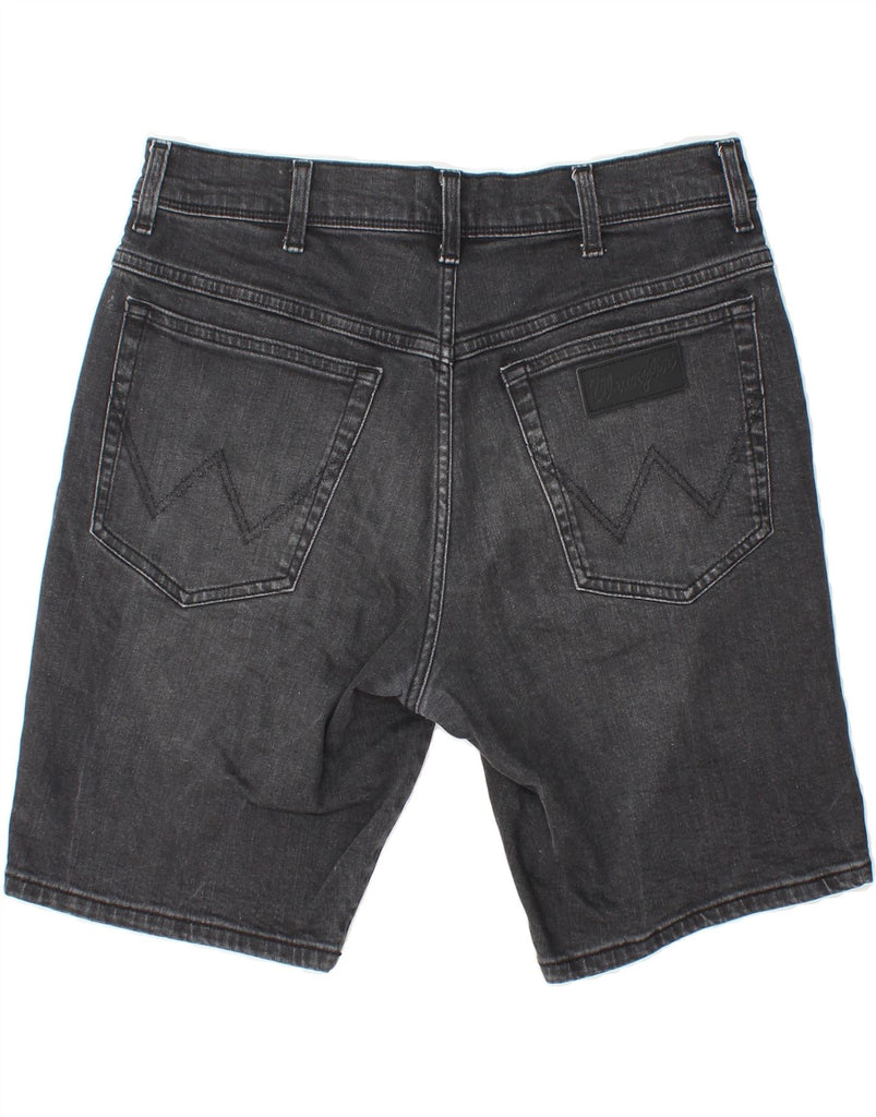 WRANGLER Mens Texas Denim Shorts W33 Medium Grey Cotton Vintage Wrangler and Second-Hand Wrangler from Messina Hembry 