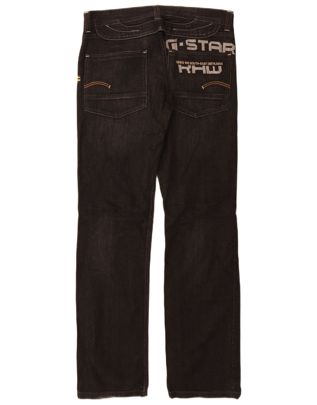 G-Star Womens Graphic Straight Jeans W30 L34 Grey